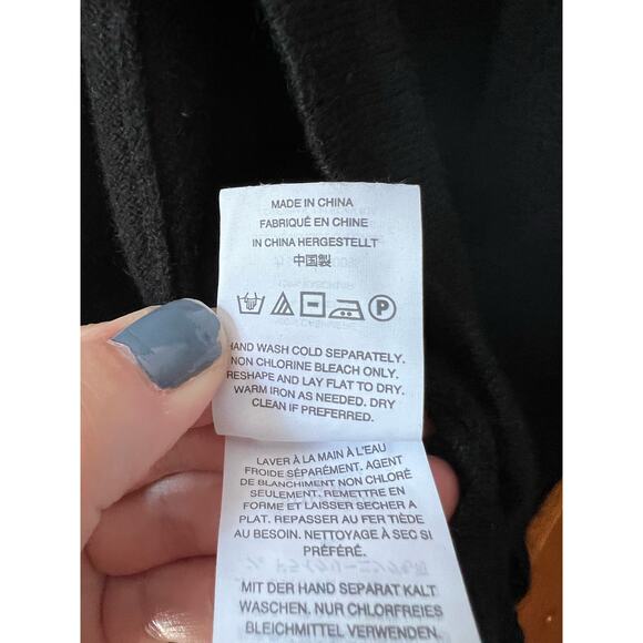 J. Crew Collection Women's Open Front Cashmere Cardigan Long Sleeve Black SZ XS - Picture 7 of 10